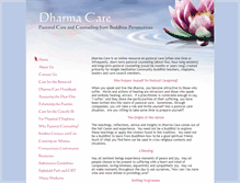 Tablet Screenshot of dharmacare.com